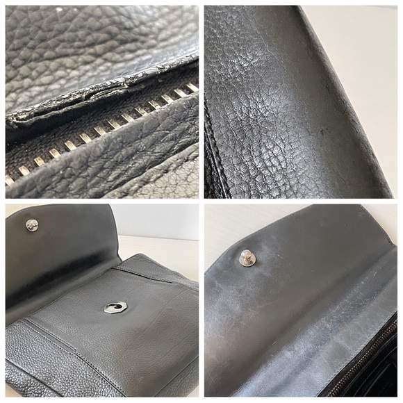 Bvlgari black leather small satchel handbag - Picture 7 of 11